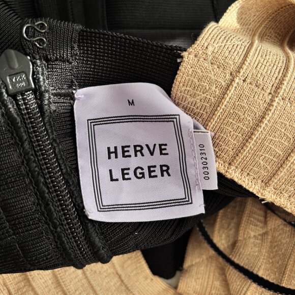 Herve Leger Amalli Sequined Bandage Dress - Picture 9 of 9